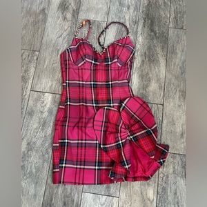 Sistaress Sweetheart bow mini dress size small